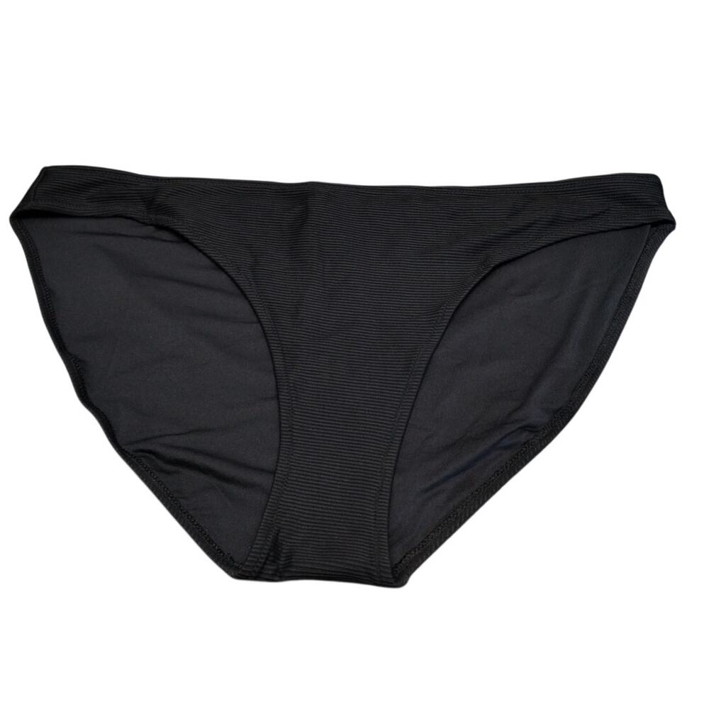 Old Navy NWT Women's Size XXL Black Ribbed Bikini Bathing Suit BOTTOM ONLY